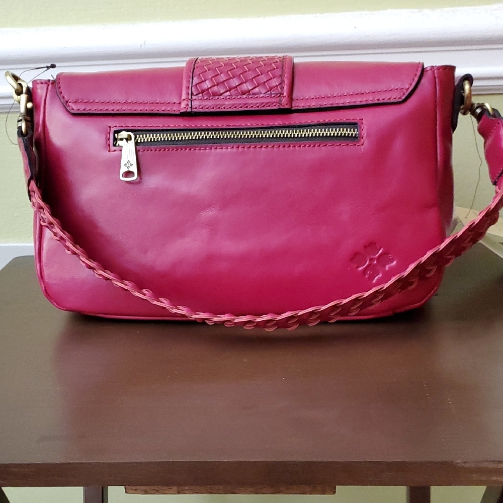 [Never used] Patricia Nash Leather Fuschia   Bag - Picture 3 of 11